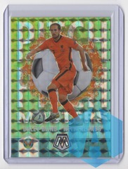 2021 Panini Mosaic UEFA Euro 2020 Pitch Masters Mosaic Prizm Daley Blind #12